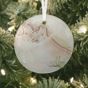 So In Love by Hevener Glass Tree Decoration