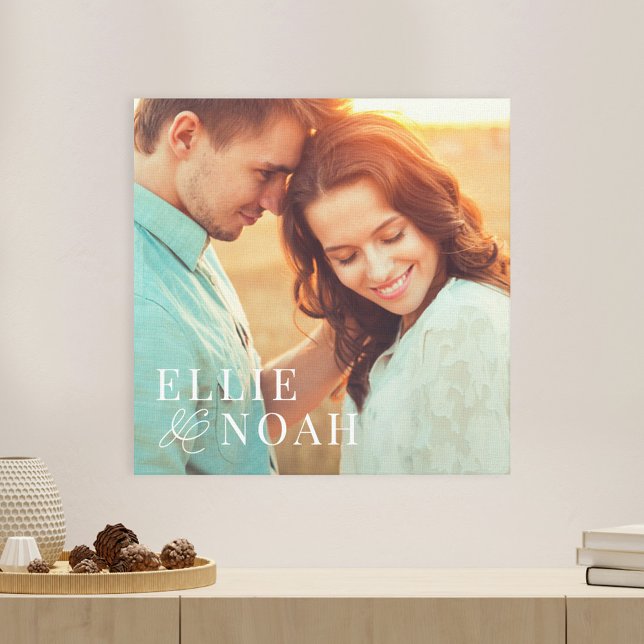 So In Love Personalized Photo Wrapped Canvas (Creator Uploaded)