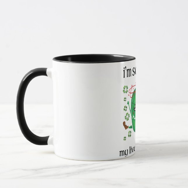 So Irish my liver hurts Mug (Left)