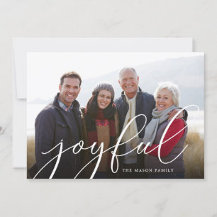 So Joyful Photo Holiday Card