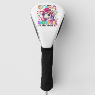 So Long 1st Grade 2nd Grade Here I Come Golf Head Cover