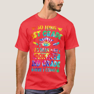 So Long 1st Grade 2nd Grade Here I Come Graduation T-Shirt
