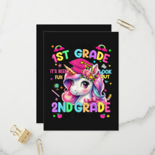 So Long 1st Grade 2nd Grade Here I Come Invitation Postcard