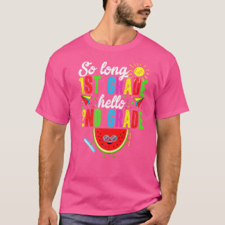So Long 1st Grade Hello 2nd Grade Back To School T-Shirt