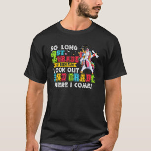 So Long 1St Grade It's Been Fun 2Nd Grade Grad Uni T-Shirt