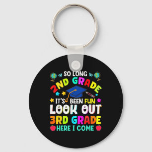 So Long 2nd Grade Graduation Graduate Teacher Kids Key Ring