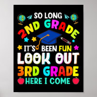 So Long 2nd Grade Graduation Graduate Teacher Kids