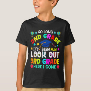 So Long 2nd Grade Graduation Graduate Teacher Kids T-Shirt