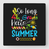 So Long 4th Grade Hello Summer Last Day Of School.