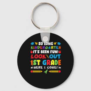 So Long Kindergarten 1st Grade Key Ring