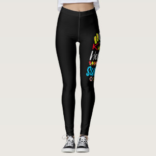 So Long Kindergarten Grade Hello Summer Leggings