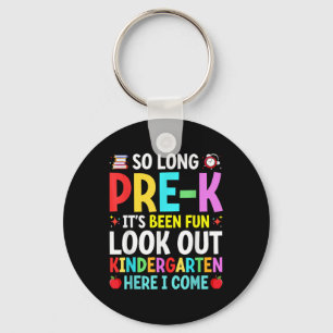 So Long Pre-k Graduation Graduate Teacher Kid Boys Key Ring