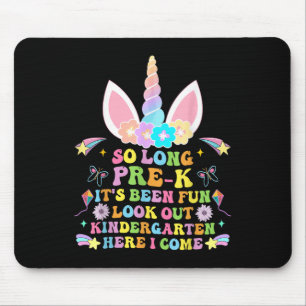 So Long Pre-k Graduation Kindergarten Here I Come  Mouse Pad