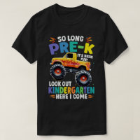 So Long Pre-K Graduation Monster Truck