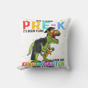 So Long Pre-K Kindergarten Here I Come Dinosaur Gr Cushion