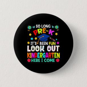 So Long Prek Graduation Graduate Teacher Kid Boy G 6 Cm Round Badge