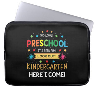 So Long Preschool Graduation Graduate Teacher Kid Laptop Sleeve