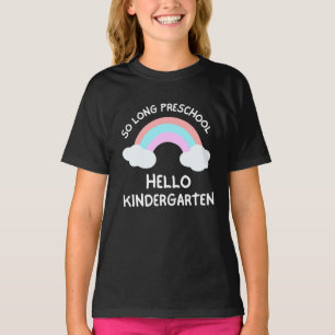 So Long Preschool Hello Kindergarten School Teache T-Shirt