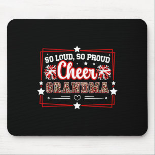 So Loud So Proud Cheer Grandma Of A Cheerleader Gr Mouse Pad