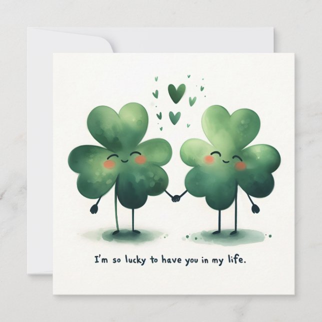 So Lucky To Have You In My Life Holiday Card (Front)