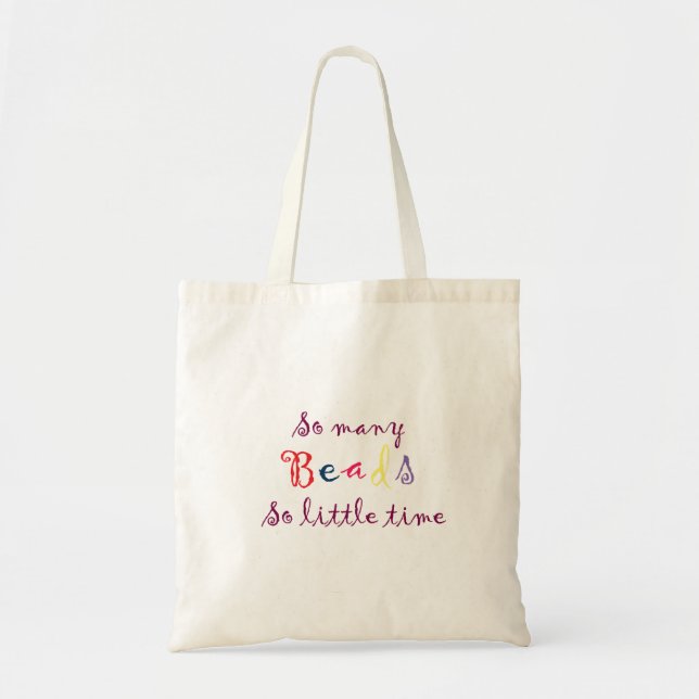 So Many Beads tote bag (Front)