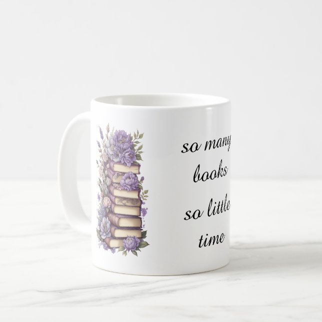 So many books coffee mug (Front Left)