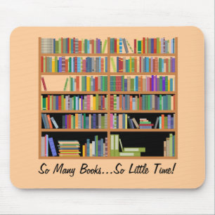So Many Books (customisable) Mouse Pad