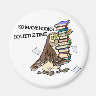 So Many Books Magnet