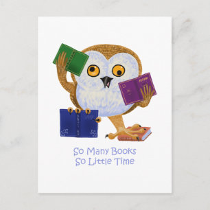 So Many Books So Little Time Postcard