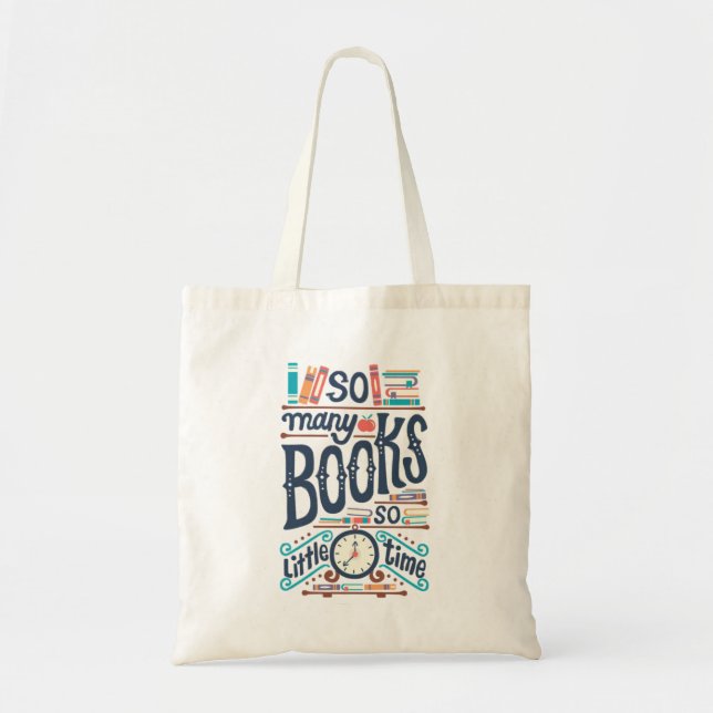 So many books so little time tote bag (Front)