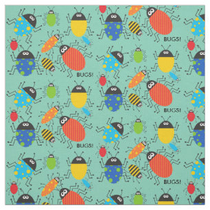 So Many Bugs Fabric