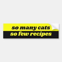 So Many Cats So Few Recipes