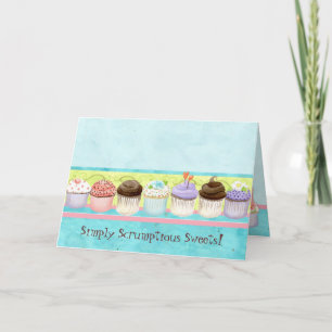 So Many Cupcakes! Custom Cake Business Note Card