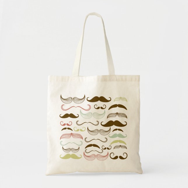 So many Moustaches Tote Bag (Front)