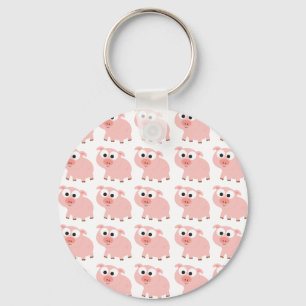 So Many Pigs Key Ring