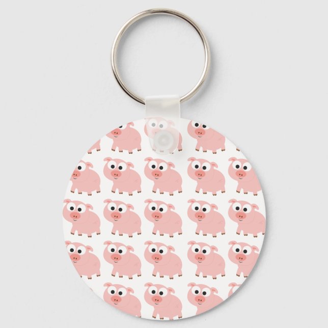So Many Pigs Key Ring (Front)