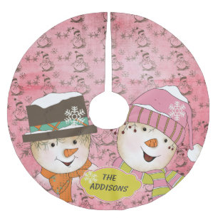 So Many Snowmen Holidays Tree Skirt