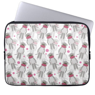 So Many Sock Monkeys! Laptop Sleeve