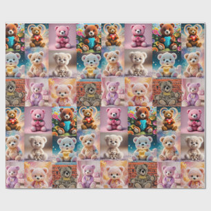 So Many Teddy Bears Wrapping Paper