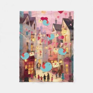 SO MANY VALENTINES FOR DELIVERY FLEECE BLANKET