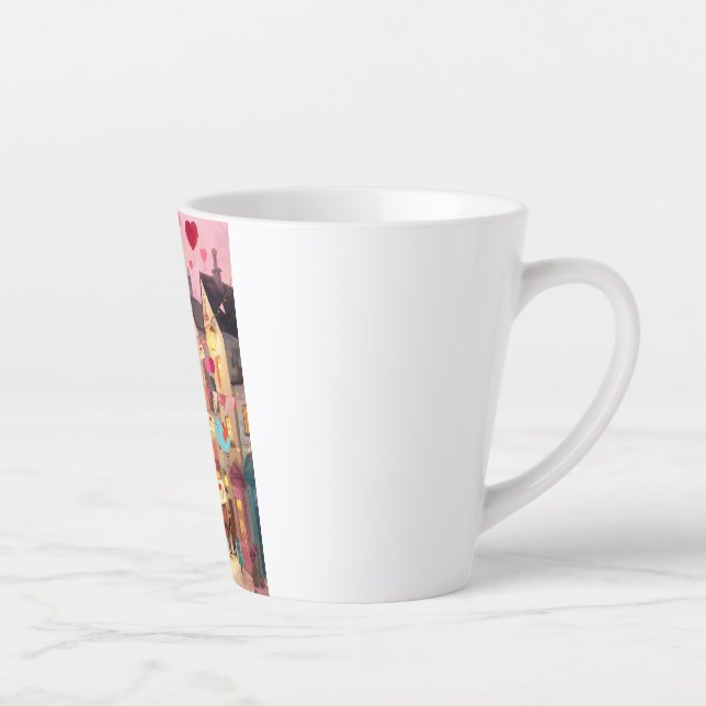 SO MANY VALENTINES FOR DELIVERY Latte Mug (Right)