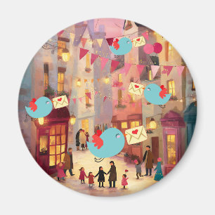 SO MANY VALENTINES FOR DELIVERY MAGNET