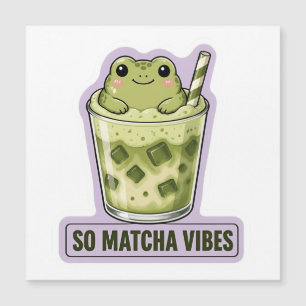 So Matcha Vibes Cute Kawaii Frog Meme