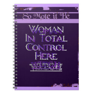 So Mote It Be Spiral Notebook