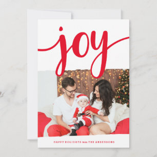 So Much Joy Holiday Photo Card