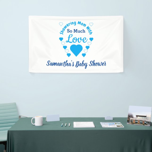 So Much Love Baby Shower Banner (Tradeshow)