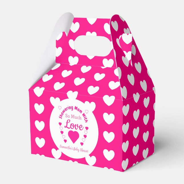 So Much Love Baby Shower Favour Box (Front Side)