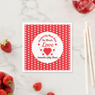 So Much Love Baby Shower Napkin