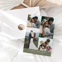 So Much Love Elegant Wedding Photo Sage Green