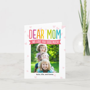 So Much Love Mothers Day Photo Card For Mum